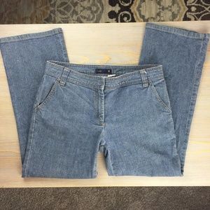 J.Crew Womens Cropped Medium Wash Stretch Jeans